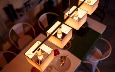 Opsætning af lampe over spisebord – den rigtige højde og sikker montering