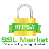 SSL mærket støtter kryptering på Internettet