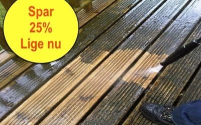 Hvordan gør man terrassebrædder rene?